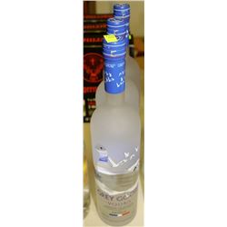 3 BOTTLES OF 750ML OF GREY GOOSE VODKA