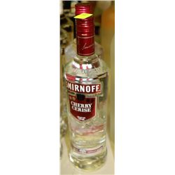 2 BOTTLES OF 750ML OF SMIRNOFF CHERRY VODKA