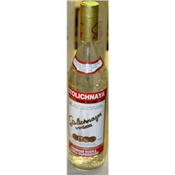 1 BOTTLED OF 750ML OF STOLICHNAYA PREMIUM VODKA