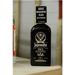 1 BOTTLE OF 750ML OF JAGERMEISTER SPICE