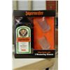 Image 1 : 1 GIFT BOX OF 750ML OF JAGERMEISTER W/ GLASSES