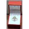 Image 4 : Sterling Silver Diamond Ring
