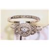 Image 1 : 10kt Gold Diamond Ring  set