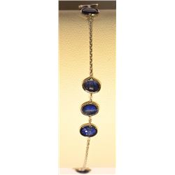 14kt Gold Sapphire Bracelet