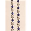 Image 3 : Sterling Silver Enhanced Sapphire Necklace