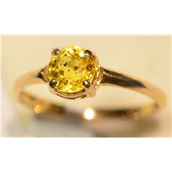 14kt gold Sapphire Ring