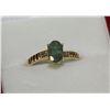 Image 1 : 14kt Gold Alexandrite and Diamond Ring Apprasied $