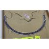 Image 1 : Sterling Silver Tanzanite Necklace Appraised $7200