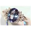 Image 1 : 14kt Gold Tanzanite, Diamond Ring