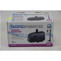 SUBMERSIBLE FOUNTAIN PUMP