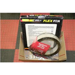 BOX OF VINTAGE CHEVROLET ITEMS