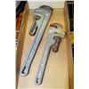 Image 1 : BOX W/RIDGID ALUMINUM PIPE WRENCHES
