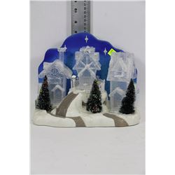 LIGHT UP VILLAGE W/ ANIMATED LIGHTS