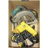 Image 1 : BOX W/ MAKITA SKIL SAW AND DEWALT DRILL