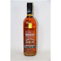 750ML BOTTLE OF WISERS SMALL BATCH WHISKY 43.4%