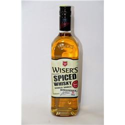 750ML BOTTLE OF WISERS VANILLA SPICED WHISKY 43%
