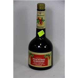 750ML BOTTLE OF PEACHTREE SCHNAPPS 23%