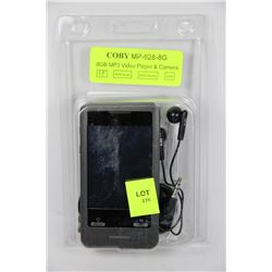 NEW COBY TOUCHSCREEN MP3 PLAYER WITH CAMERA