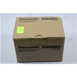 BOX OF 48 NEW PANASONIC AA BATTERIES
