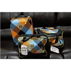 NEW LOUD MOUTH 3PC LUGGAGE SET ON CHOICE