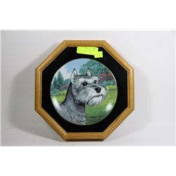LIMITED EDITION "SCHNAUZER" DECORATIVE PLATE IN