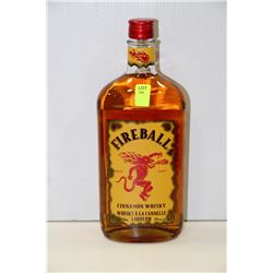 750ML BOTTLE OF FIREBALL CINNAMON WHISKY 33%