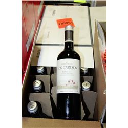 23  750ML BOTTLES OF LOS CARDOS 2013 MALBEC RED
