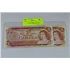 Image 1 : GEM UNC 1974 2 DOLLAR BANKNOTES CONSECUTIVE S/N X2