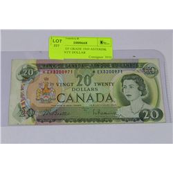 SCARCE EF GRADE 1969 ASTERISK EX TWENTY DOLLAR