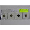 Image 1 : QUEEN VICTORIA SILVER NICKELS 1880-81-82-83 X4