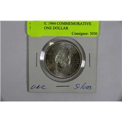 GEM UNC 1964 COMMEMORATIVE SILVER DOLLAR