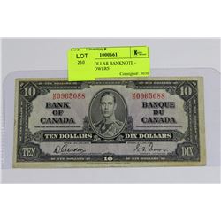 1937 TEN DOLLAR BANKNOTE - GORDON/TOWERS
