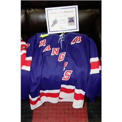 ROD GILBERT #7 NEW YORK RANGERS SIGNED JERSEY