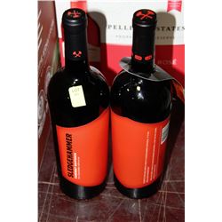 TWO BOTTLES OF SLEDGEHAMMER 2011 CABERNET