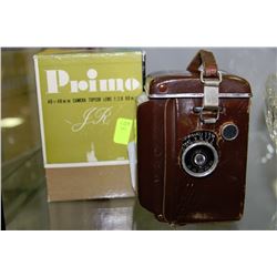 VINTAGE PRIMO 40 X 40 M/M CAMERA TOPCOR LENS