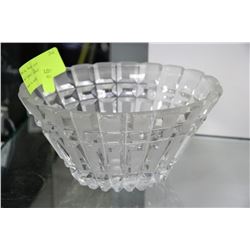 GENUINE HAND CUT LEAD CRYSTAL BOWL MADE IN USSR