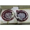 Image 1 : PAIR OF 1985 INCOLAY CAMEO-GLASS JENNIFER'S AND
