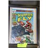 Image 1 : 35¢ THE HUMAN FLY ISSUE NO.7 FRAMED COMIC BOOK