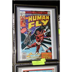 35¢ THE HUMAN FLY ISSUE NO. 3 FRAMED COMIC BOOK