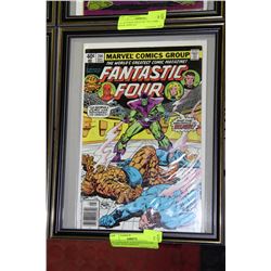 40¢ FANTASTIC FOUR ISSUE NO 206 FRAMED COMIC BOOK