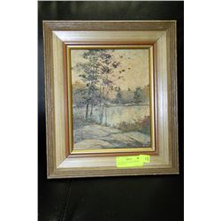 VINTAGE RUTH GIBSON SIGNED PAINTING ON