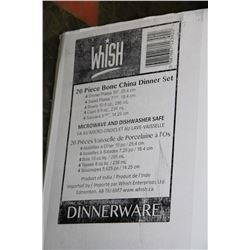 NEW 20 PIECE SET OF BONE CHINA