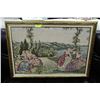 Image 1 : LARGE VINTAGE NEEDLE POINT IN FRAME - WOMEN IN