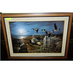 "NIGHT FLIGHT" BY TERRY REDLIN FRAMED CANVAS PRINT