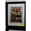 Image 1 : 20¢ THE CAT ISSUE NO. 4 FRAMED COMIC BOOK