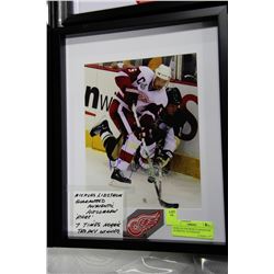 NICKLAS LIDSTROM GUARANTEED AUTHENTIC AUTOGRAPHED