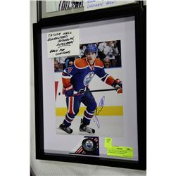 TAYLOR HALL GUARANTEED AUTHENTIC AUTOGRAPHED