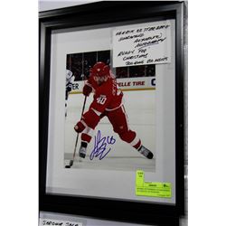 HENRIK ZETTERBERG GUARANTEED AUTHENTIC AUTOGRAPHED