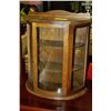 Image 1 : ESTATE OAK MINI WALL DISPLAY CABINET