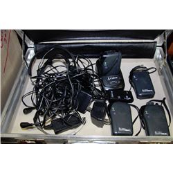CASE OF COBRA 2-WAY RADIOS WITH ACCESSORIES